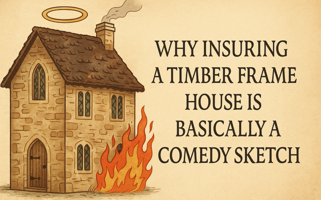 Why Insuring a Timber Frame House is Basically a Comedy Sketch